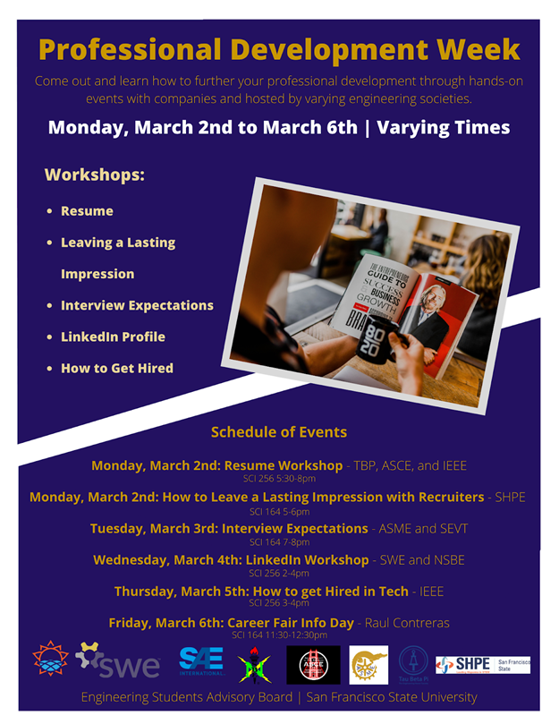 Professional Development Week School of Engineering